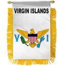 United States Virgin Islands Flag Mini Banner