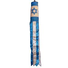 ISRAEL PRINTED Flag Wind Sock