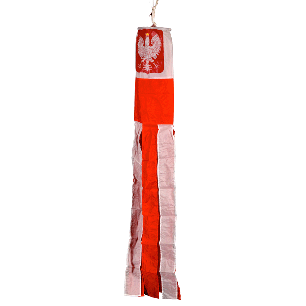 Old Poland Windsock With Eagle Wind Sock