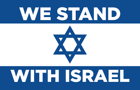 Israeli Friendship We Stand With Israel 3'x5' Flag Rough Tex 100D