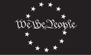 We The People 13 Stars Black Tactical 3'X5' Flag ROUGH TEX® 100D