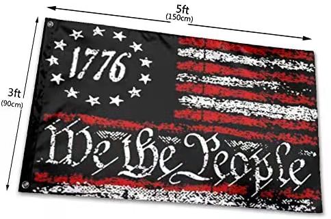 We The People 1776 3'X5' Flag ROUGH TEX® 100D