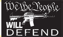 We The People Will Defend 3'x5' Flag ROUGH TEX® 200D