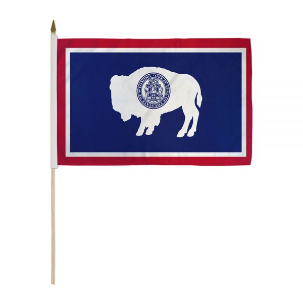 Wyoming Stick Flags - 12''x18'' Rough Tex ®68D