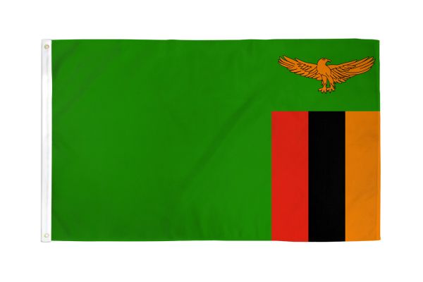 Zambia 3'X5' Country Flag ROUGH TEX® 68D Nylon