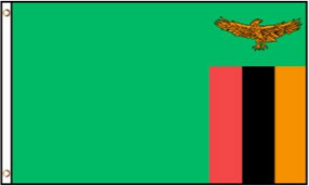 Zambia 3'X5' Flag ROUGH TEX® 68D