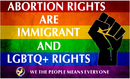 Abortion Rights Rainbow 3'X5' Flag Rough Tex® 100D