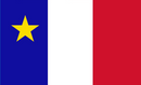 ACADIANA Tri Color 3'X5' FLAG French Acadians