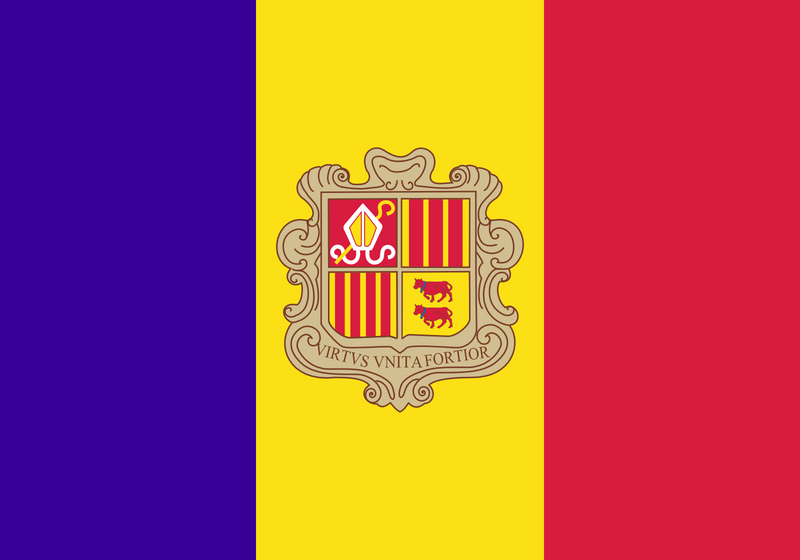 Andorra Flag 3x5ft Poly