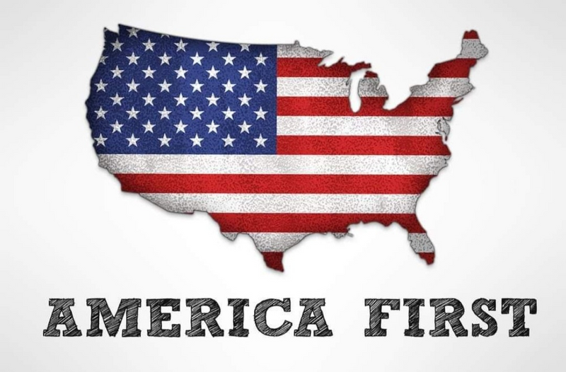 AMERICA FIRST VINTAGE USA 3'X5' Flag ROUGH TEX® 100D