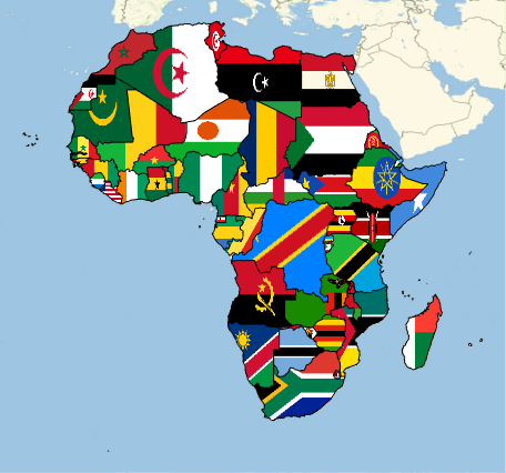 AFRICAN NATIONAL ECONOMICAL FLAGS 3'X5' SOLD BY THE DOZEN WHOLESALE