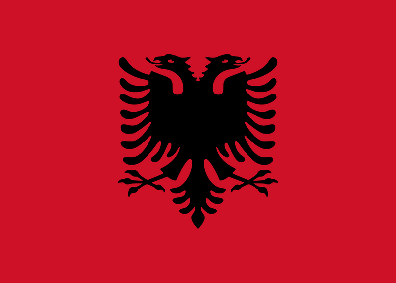 Albania Flag 3x5ft Poly