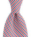 AMERICANA RED WHITE & BLUE STRIPE TIE USA