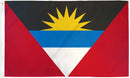 Antigua and Barbuda Nylon EMBROIDERED 3'X5' Flag ROUGH TEX® 300D