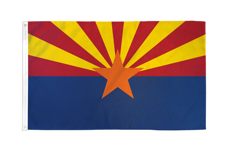 Arizona 12"x18" State Flag (With Grommets) ROUGH TEX® 68D Nylon