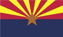 Arizona Flag 3x5ft 210D Nylon Double-Sided