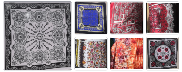 Assorted Paisley Pattern Bandanas Head Wrap In Various Designs 100% Cotton 22"X22"