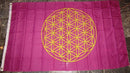 Flower Of Life Purple 3'X5' Flag Rough Tex®