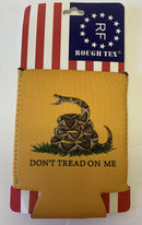 Gadsden Live Rattlesnake Neoprene Can Holder Drink Koozie Rough Tex®