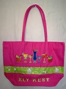 KEY WEST CONCH REPUBLIC BEACH BAGS (CHOICE OF KEY WEST BIKINI & PALM, TROPICAL DRINK FIESTA & SEA SHELLS, BLACK PIRATE, CONCH REPUBLIC FLAG BAG & FLORIDA)