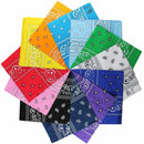 Bandana Assortment 22x22 Inches 96 Pack (8 Dozen)