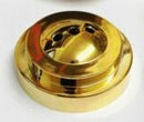 Gold Base Three Holes Desk Set Bases For 3 Flags 4"x6"