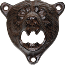 Cast Iron Bear Bottle Opener Wall Mount