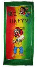 Rasta Man Cannabis Jamaica Beach Towel 100% cotton