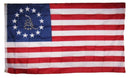 Gadsden Betsy Ross 13 Star USA 3'x5' 68D American Revolution Flag Rough Tex ® Old Americana Original Banners