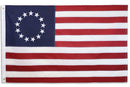 Betsy Ross 4'x6' Embroidered Flag ROUGH TEX® Cotton