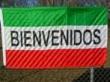 Bienvenidos Flag Poly