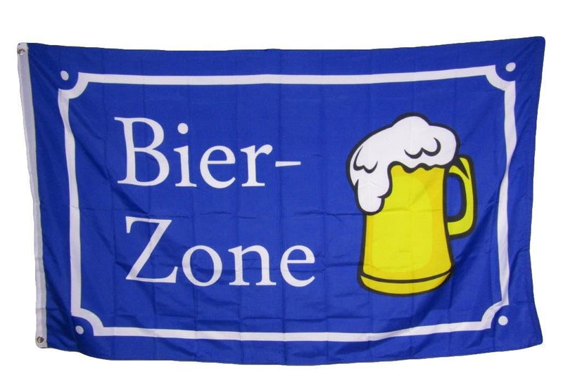 Bier Zone (Beer) Germany Flag 3x5ft 100D