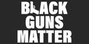 Black Guns Matter Pistol Bumper Sticker