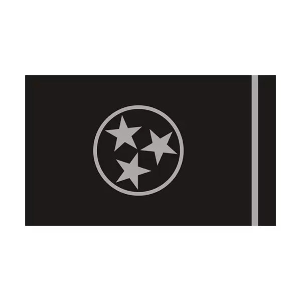 Tennessee Blackout 3'X5' Embroidered Flag ROUGH TEX® 600D Nylon