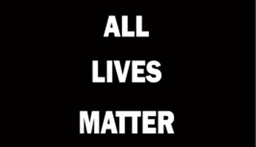 All Lives Matter Black 3'X5' Flag Rough Tex® 68D Nylon