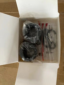 Black Flag Pole Spinning Rings Kit with Clips Pair