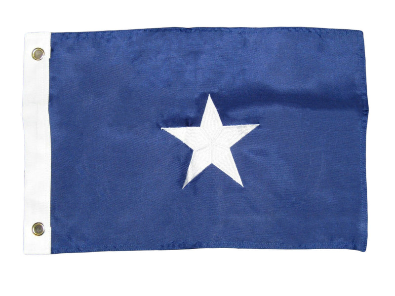 BONNIE BLUE FLAG STICK FLAGS 12"X18" FOR GRAVES PARADES 30" STAFF
