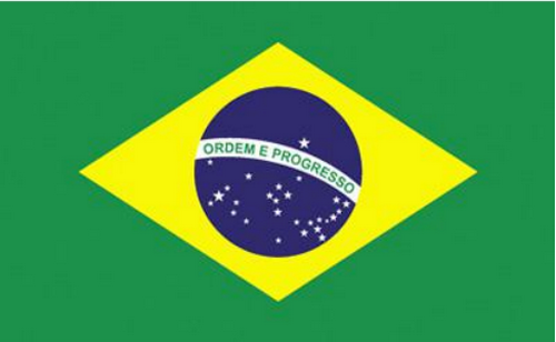 Brazil 3'X5' Flag Rough Tex® 68D Nylon