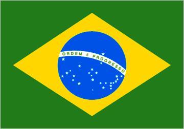 Brazil 3x5' 210d nylon double sided