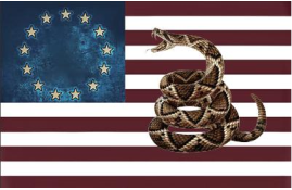 Gadsden Live Betsy Ross Vintage 3'X5' Flag Rough Tex® 100D American Rattlesnake