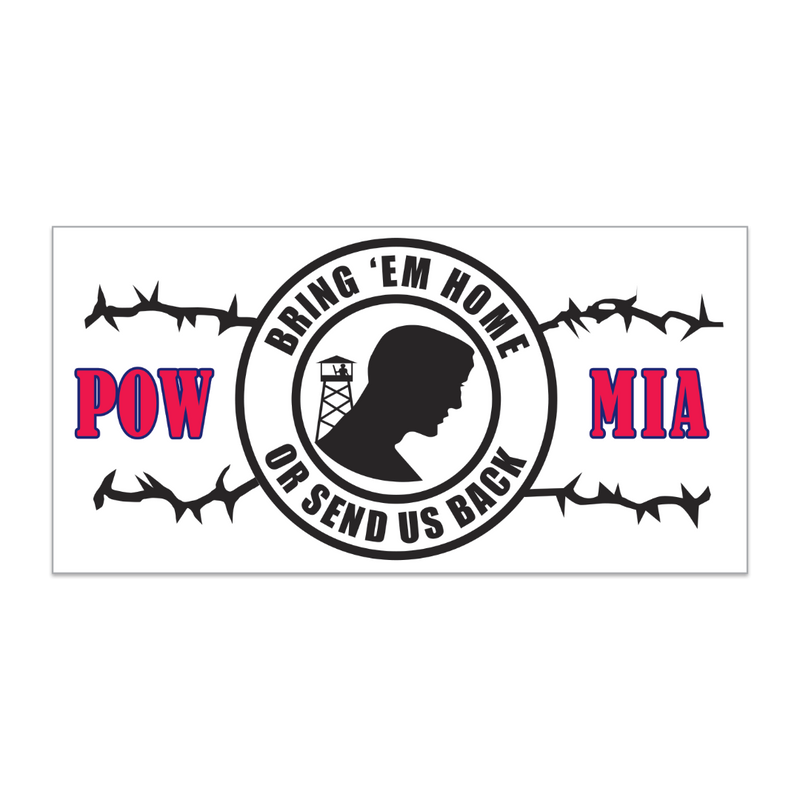 POW BRING THEM HOME COLOR BUMPER STICKERS PACK OF 50 WHOLESALE
