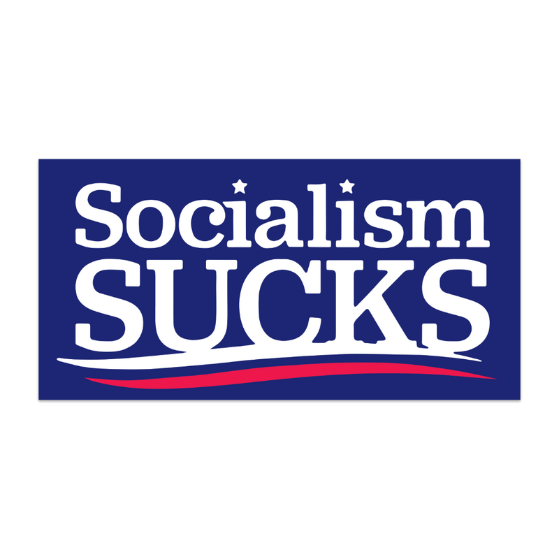 SOCIALISM SUCKS BUMPER STICKERS PACK OF 50