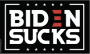 BIDEN SUCKS Official Flag 4'x6' Flags ROUGH TEX® 100D TRUMP BLACKOUT