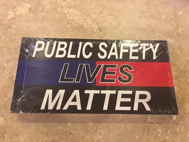 1st Responder PUBLIC SAFETY LIVES MATTER BLUE RED LINE POLICE FIRE Pack Of 50
