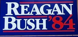 Reagan Bush '84 Official Bumper Sticker