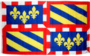 Burgundy France Flag 3x5ft 100D