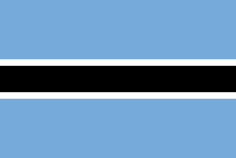 Botswana Flag 3x5ft Poly