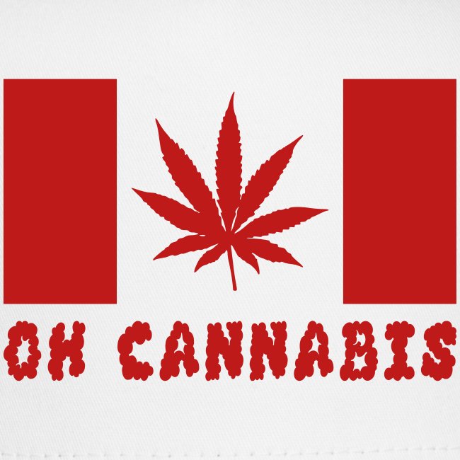 Oh Cannabis Canada Red 3'X5' Flag Rough Tex® 100D