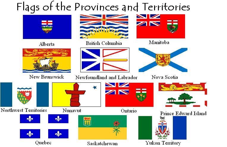One Dozen Canadian Provinces 3x5 feet Rough Tex ® 100D International Canada Flags