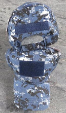 Blue Navy Camo ACU Operators Style Embroidered Cap